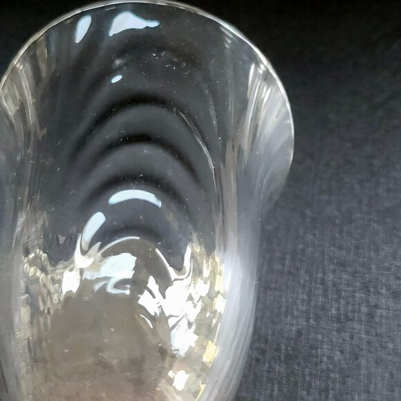 Vintage Cambridge Ice Tea Glasses Set of 2, Caprice Clear, Stem Base, Optical - Picture 5 of 7